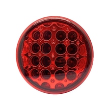 24v Arka Sis Lambası Ledli Yuvarlak Temsa/prestıj/cobra Otobüs 122 Mm