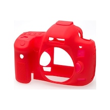 Easycover Canon 5D Mark III / 5Ds / 5Dsr Silikon Kılıf (Kırmızı)