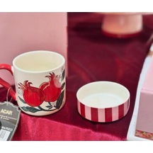 Acar Nuances Collection 2 Li 300 Ml Kupa Set Red