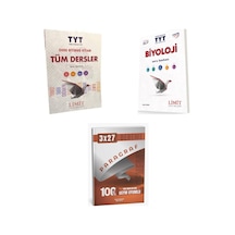 2027 2027 Limit Tyt Tüm Dersler + Biyoloji Soru + Anla Kazan Paragraf Deneme 3'lü Set