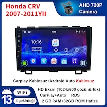 Honda 2007-2012 Crv Android Kablosuz Carplay Multimedya 2gb Ram