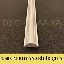 Decomanya Dekoratif Boyanabilir Duvar Çıtası 2,5 Cm Paket