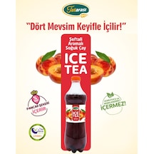 Şeftali Aromalı Soğuk Çay 1 Lt. Helal Belgeli Ice Tea %100 Şeker Pancarından