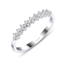 Fiyonk Kuyumculuk 14 Ayar Altın Taş Dizisi Yüzük 001