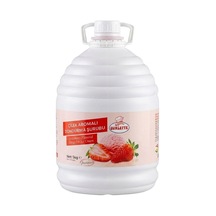 Ovalette Çilek Aromalı Dondurma Şurubu - 5 Kg