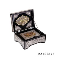 Hk Gümüş Kuran-ı Kerim Altın Yaldızlı Sandık Gümüş Takı Hediyelik Ürünler-196093 Çok Renkli