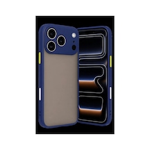 Apple iPhone Uyumlu,  17 Pro Max Kılıf Montreal Silikon Kapak - Lacivert