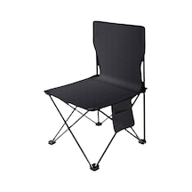 Homyl Açık Yürüyüş Seyahat Için Kamp Katlanır Sandalye Xl Siyah Çok Renkli