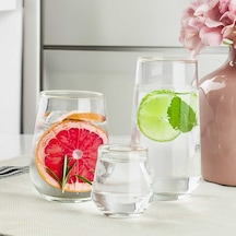 Paşabahçe Te-04 Allegra 18 Parça Altın Yaldızlı Bardak Takımı