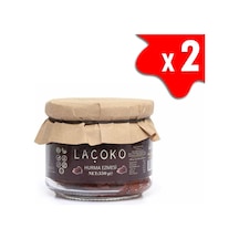 Laçoko Şekersiz Katkısız Vegan Doğal Hurma Ezmesi Hurma Dolgusu Hurma Püresi 2 x 350 G