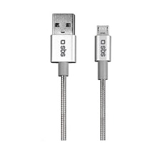 SBS 31582 TECABLEMICROFLEXYS ALÜMİNYUM ALIŞIMLI MİKRO USB ŞARJ VE