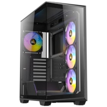 Antec C3 Argb Siyah Atx Mid Tower Gaming Kasa 4x Argb Fan, Temperli Cam, 360mm Radyatör