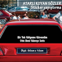 Oda Beni Güneşe Sattı - Cam Yazıları Sticker Tiktok Whatsapp Sözleri