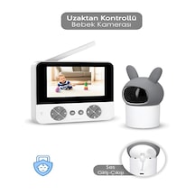 4.3 Kablosuz Ip Bebek Kamerası 720p Monitörlü 150m Menzil 2.4ghz İnterkom Hareket Algılayıcı