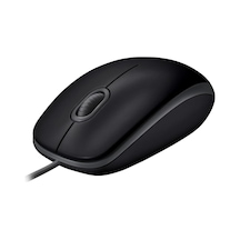 B110 Kablolu Usb Fare, Sessiz Tuşlar, Tam Boyutlu Konforlu Tasarım, İki Elle Kullanılabilir Pc/mac/laptop - Gri Kablosuz