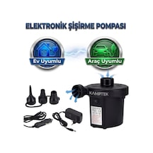 İki Yönlü Elektrikli Hava Pompası Kamp Şişme Yatak Kullanıma Uygun Şişirme Pompası Havuz Şişirme