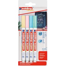 Edding 4085 Tebeşir Chalk Kalem Seti Pastel Tonlar 4'Lü