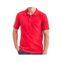 Polo Yaka Pike Kumaş Gri Tshirt