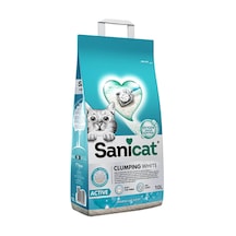 Sanicat Active Marsilya Sabunu Kokulu Topaklaşan Doğal İnce Bentonit Kedi Kumu 10 L