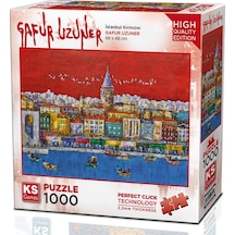 Ks Games 1000 Parça İstanbul Kırmızısı Puzzle - Gafur Uzuner
