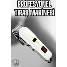 Tıraş Makinesi Profesyonel Saç Ve Sakal Kesme Milim Ayarlı Dijital Göstergeli Mh-hs3904-3679
