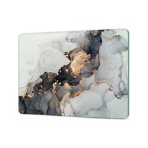 Siyah Yaldızlı Mermer Cam Kesme Tahtası 30 x 40 CM