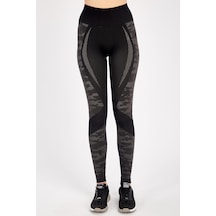Maraton Active Slimfit Kadın Fitness Siyah Tayt 812081-siyah Siyah