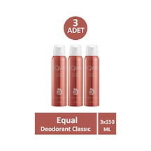 Equal Deodorant Classic Kadın 150 Ml 3 Adet
