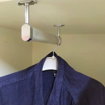 Adilon.Ist Dolap Içi 30 Cm Oval Elbise Askı Borusu, Tavan Askı Aparatı Vida Diğer