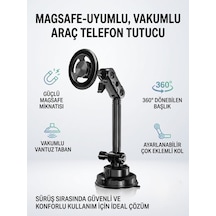 Magsafe Vantuz Taban Telefon Tutucu Araç Masaüstü Stand Tablet Uyumlu Güçlü Tutucu