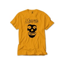 Misfits Skull Sarı Tişört Sarı Misfits Skull Sarı Tişört Sarı