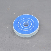 Mavi Polisaj Cila Bezi 100 Mm 4 Kat Dikişli Delik 20-22 Mm