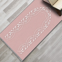 Evaşk Namazlık Dokuma Halı Kaymaz Muslumana Seccade 80 x 130 PEMBE EVAŞK604A80