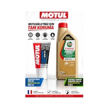 Castrol Power1 Scooter 10w-40 4t 1l + Scooter Gear 80w-90 Bakım Seti