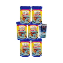 Guppy Granulat 6 adet 100ml Tropikal Balık Yemi ve Vitamini