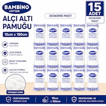Bambino Alçı Altı Pamuğu 15 Cm 150 Cm 15 Adet