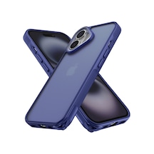 Apple iPhone  Uyumlu  16 Kılıf Elegant Kapak - Lacivert