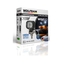 Wolfram Wolf Serisi 32401 Çalışma Lambası Kare Mini 425 Lümen Flood - Wolfram 32401