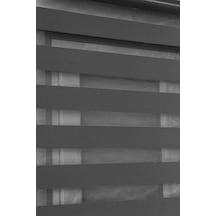 Ithal Antrasit Düz Zebra Stor Perde Antrasit