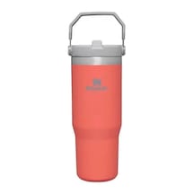 Stanley The Iceflow Flip Straw Pipetli Termos Bardak 0.89 Lt Açık Mercan