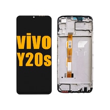 Vivo Y20s Lcd Ekran Dokunmatik Siyah Çıtalı