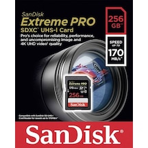 Sandisk Extreme Pro SDSDXXY-256G-GN4IN 256 GB SDXC Class 10 UHS-I Hafıza Kartı