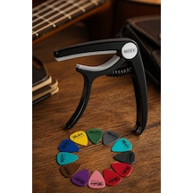 Lastvoice LCT-90BK Kaliteli Gitar Capo Sağlam Tutuş