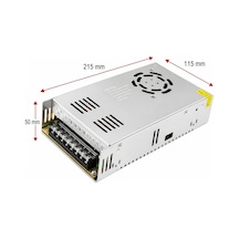 A Kalite 12v 30trafo, 12v 30a Kalın Kasa Metal Led Adaptörü