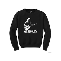 Ac Dc Malcolm Siyah Sweatshirt