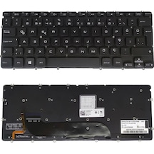 Dell Xps 9333, 13 9333, 13-9333, 13-9333-20w81b Uyumlu Klavye Tuş Takımı Tuş Seti Işıklı Siyah Türkç