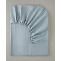 English Home Novella Premium Soft Cotton King Size Lastikli Çarşaf 180x200 Cm Açık Mavi Açık Mavi