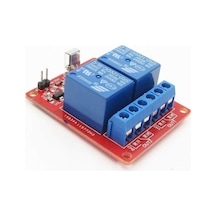 Dc 12v 2 Kanallı 433mhz Kablosuz Rf Alıcılı Röle Modülü