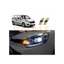 Fiat Fiorino Makyajlı Uyumlu Park Ampulü Beyaz Led Aydınlatma Ampulü Canbus'li