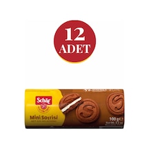 Schar Mini Sorrisi Glutensiz Kaymaklı Çikolatalı Bisküvi 12 x 100 G